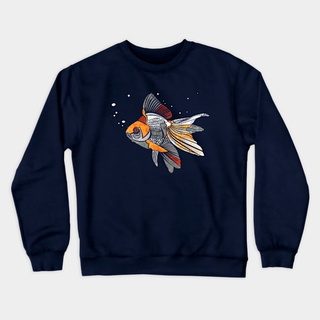 Fishy fishy fishy fish Crewneck Sweatshirt by donnahumedesigns